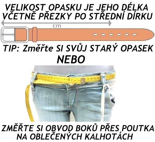 Úzký černý textilní pásek 3 cm