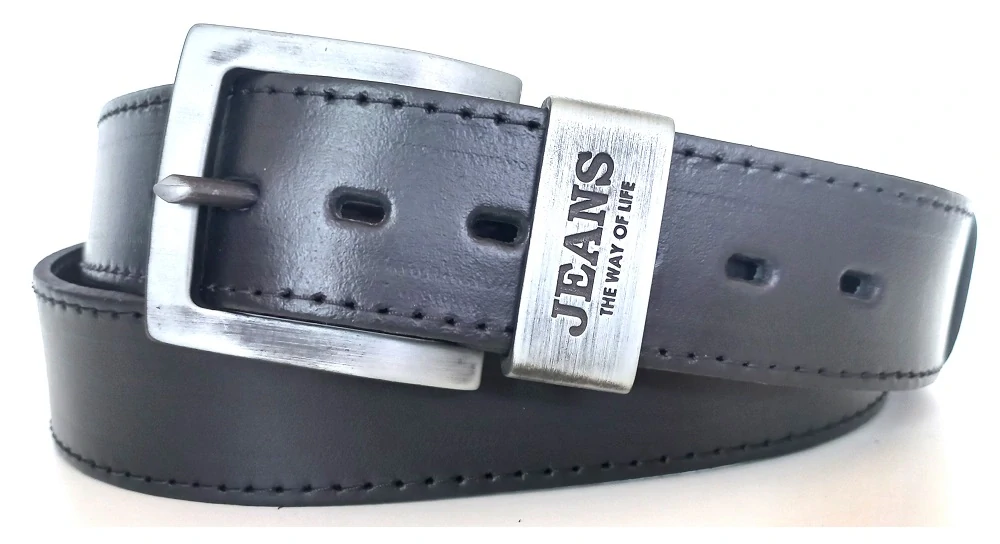 Černý opasek jeans