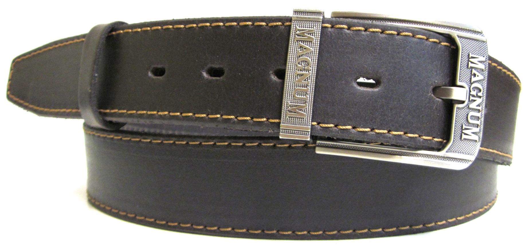 Opasek pánský hnědý kožený