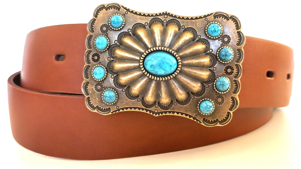 Dámský opasek s krásnou přezkou