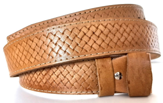 Hlazenice s pleteným vzorem a libovolnou přezkou