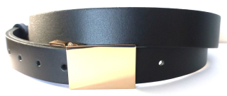 Elegantní opasek se zlatou sponou