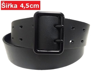 4,5 cm dvoutřmenový pásek černá přezka