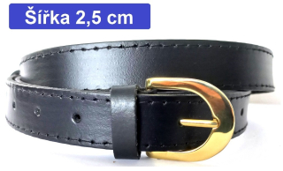 Elegantní opasek se zlatou přezkou