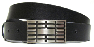 Kožený opasek s plnou přezkou