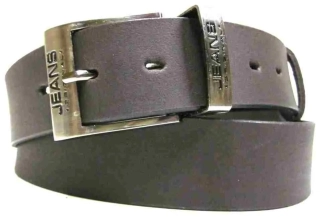 Kožený opasek s jeans přezkou