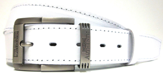 Opasek bílý pánský moderní