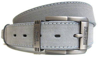 Pánský moderní šedý opasek
