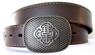 Trendy opasek hnědý