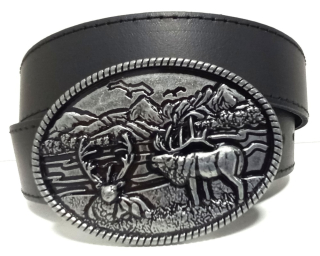 Myslivecký pásek s jeleny