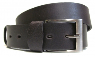 Opasek kožený klasik tmavěhnědý