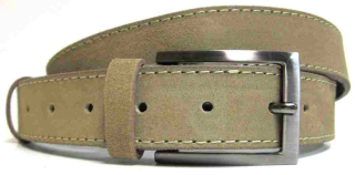 Kožený opasek z broušené kůže