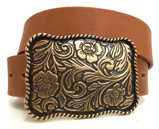 Dámský světlehnědý opasek