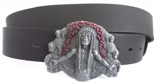 Indián opasek hnědý