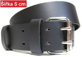 Služební kožený opasek 5 cm