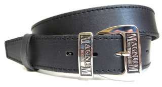 Kožený opasek černý pánský Magnum