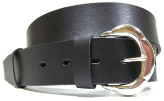 Opasek dámský z černé kůže